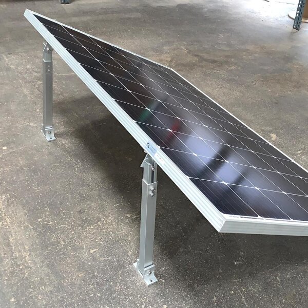 Solarmodul-Halterung für 1 Solarmodul Boden o. Wand 270-400mm